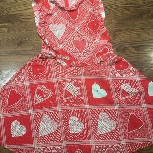 RED Valentino Red and White Patterned Garment